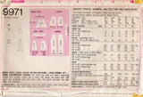 1970's Simplicity Tie Halter Tops, Skirt, Shorts or Pants Pattern Pattern - Bust 32.5" - No. 9971