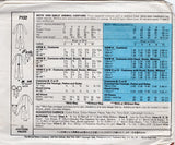 1980's McCall’s Child’s Animal Zip Front Costume Pattern feat. Cat, Mouse, Bunny- Chest 25" - No. 7132