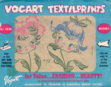 1940's Vogart Textilprints Floral Baby transfer - No. 75