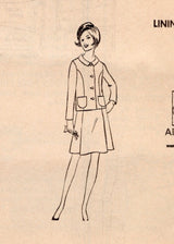 1960's McCall's Princess Line Suit Dress pattern - Bust 36" - No. 8621