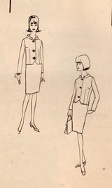 1960's McCall's Designer Suit Dress pattern - Bill Blass - Bust 36" - No. 7963