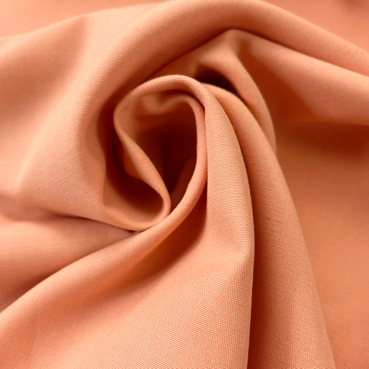 1960’s Burlington "Dorado" Sherbert Orange - Polyester Rayon Blend - BTY