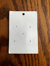 1970’s Lansing Olive Green Plastic Button - Set of 5 - 3/4” - on card