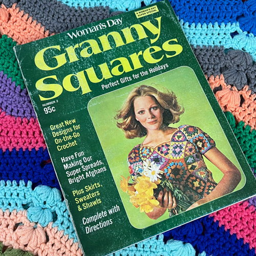 1970’s Woman’s Day Granny Square Crochet Magazine