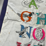 1970’s Animal Alphabet Embroidery Completed