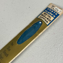 12” Metal Zipper - 1970’s - J. & P. Coats - Multiple colors available