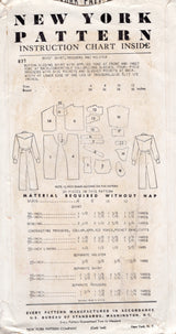 1950's New York Boy's Western shirt, Pants and Holster Pattern - Chest 24" - UC/FF - No. 837