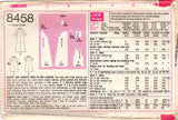 1960's Simplicity Robe pattern in Two Lengths - Bust 31.5-32.5" - No. 8458