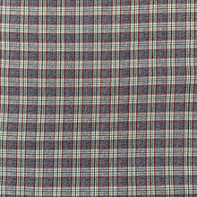 1970's Black and Green Plaid fabric