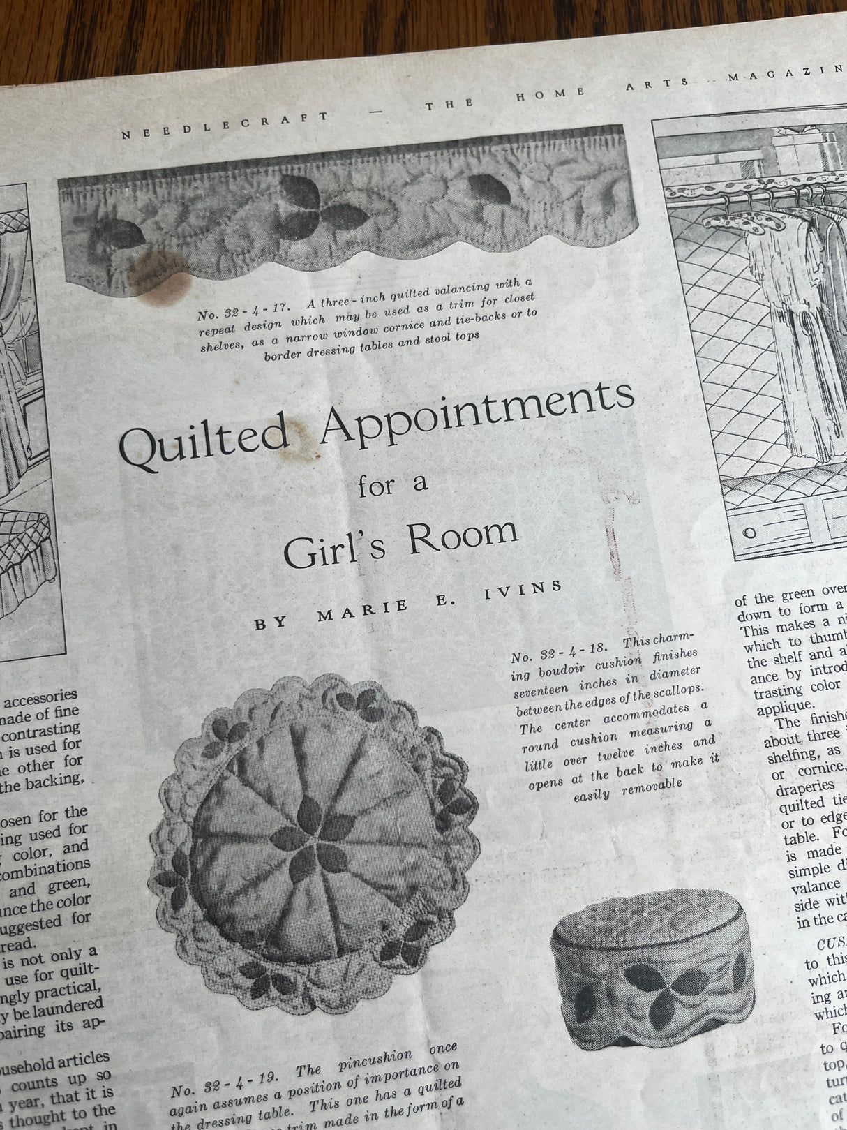 1930's Needlecraft The Home Arts Magazine - April 1932