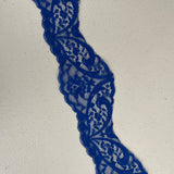 1970’s Wide Royal Blue Lace  - BTY