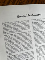 1980’s reprint of a 1940’s Nomi’s Scandinavian Sweaters Booklet