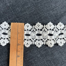 1970’s White Rose Lace - Cotton - BTY