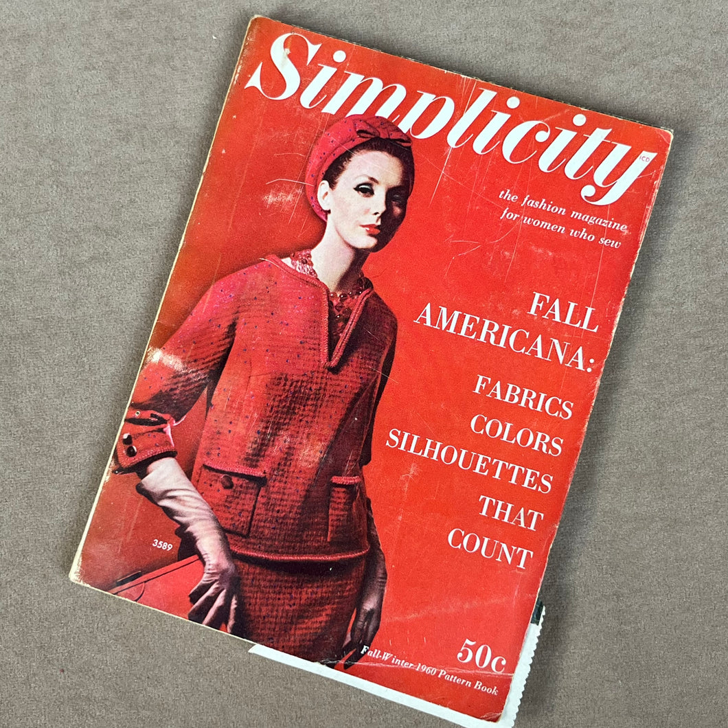 1960 Simplicity FALL/WINTER Pattern Home Catalog - original magazine