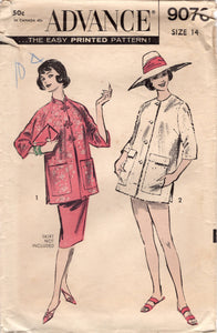 1950's Advance Beach Jacket or Sport Coat - Bust 34" - No. 9076