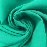 1970’s Bright Green Polyester Crepe Fabric - BTY (S1)