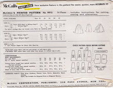 1950's McCall's Bermuda Shorts or Skort Set - Waist 26" - No. 9975