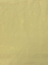 1980’s Yellow with White Flocked Swiss Dot Polyester Fabric - (P207)