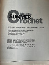 1976 McCall's Summer Crochet Booklet