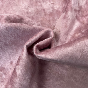 1970’s Dusty Pink Velvet Fabric - BTY