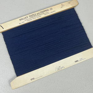 1970’s Navy Cotton Ribbon - BTY