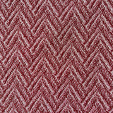 1960’s Purple and Maroon Chevron - Polyester Double Knit Fabric - BTY