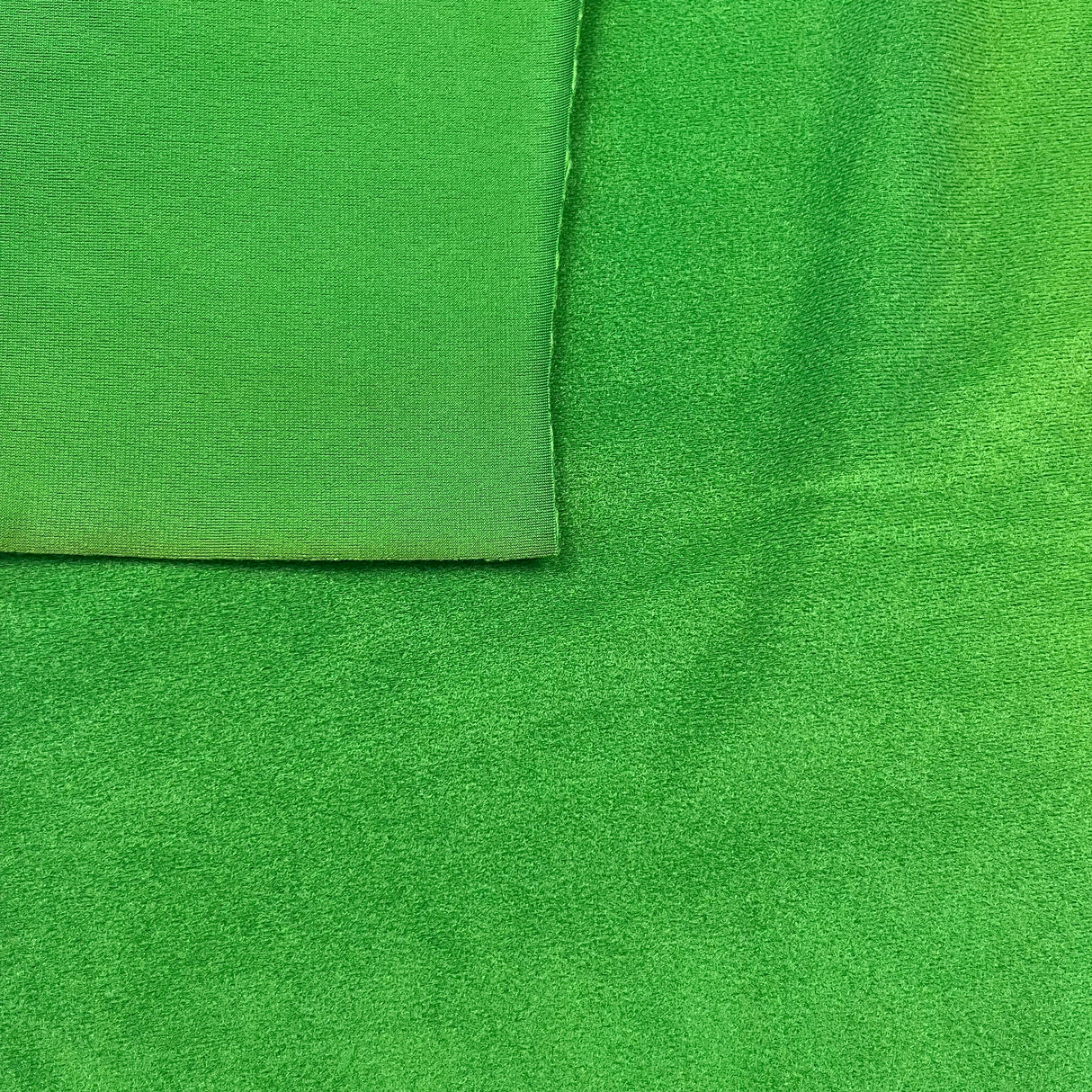 1970’s Green Fuzzy Soft Nylon Fabric - BTY (AA1)