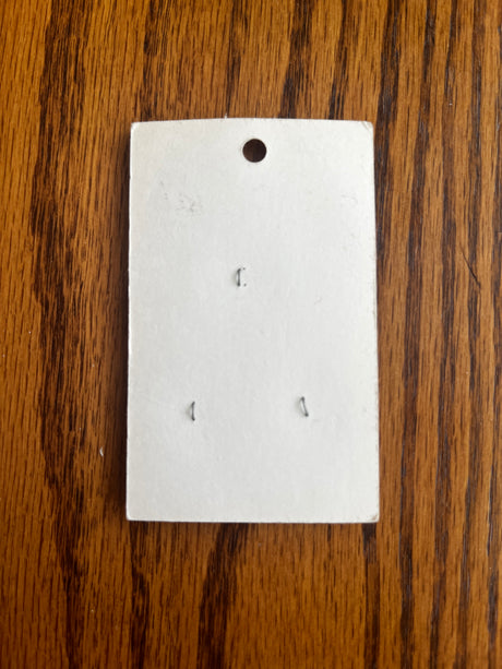 1980’s La Petite Dusty Blue Carved Plastic Buttons - Set of 3 - 7/8” - on card