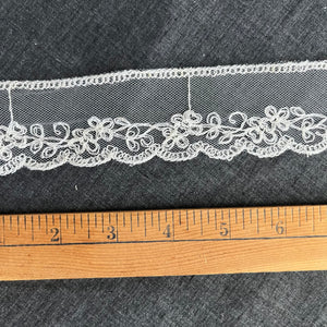 1970’s Hirschberg, Schutz & Co Lace - Polyester/Nylon - BTY