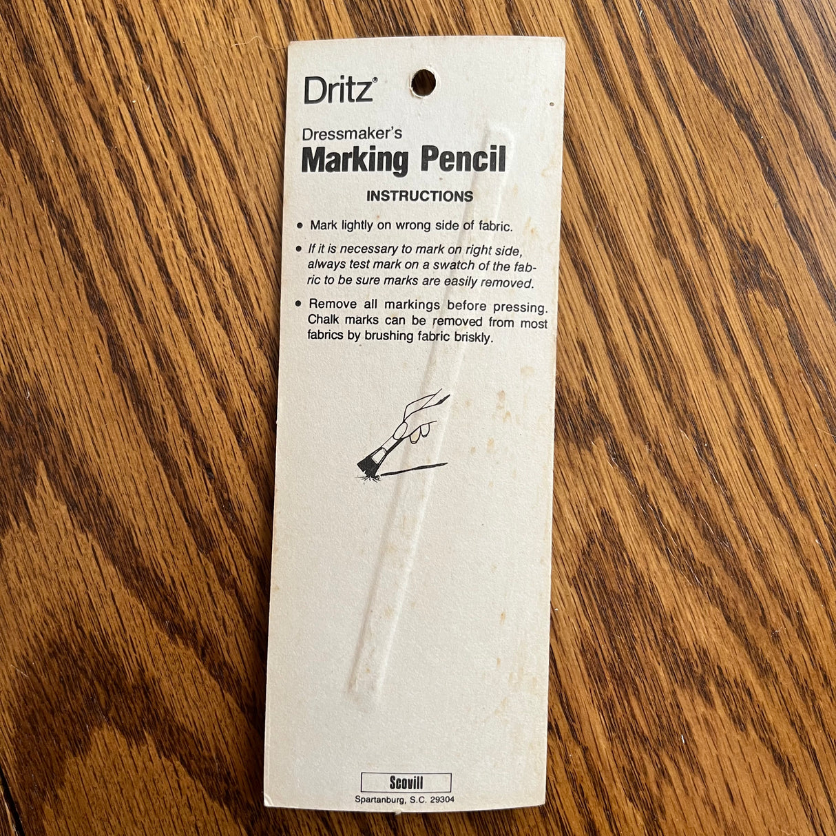 1970's Dritz Marking Pencil - NOS