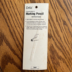 1970's Dritz Marking Pencil - NOS