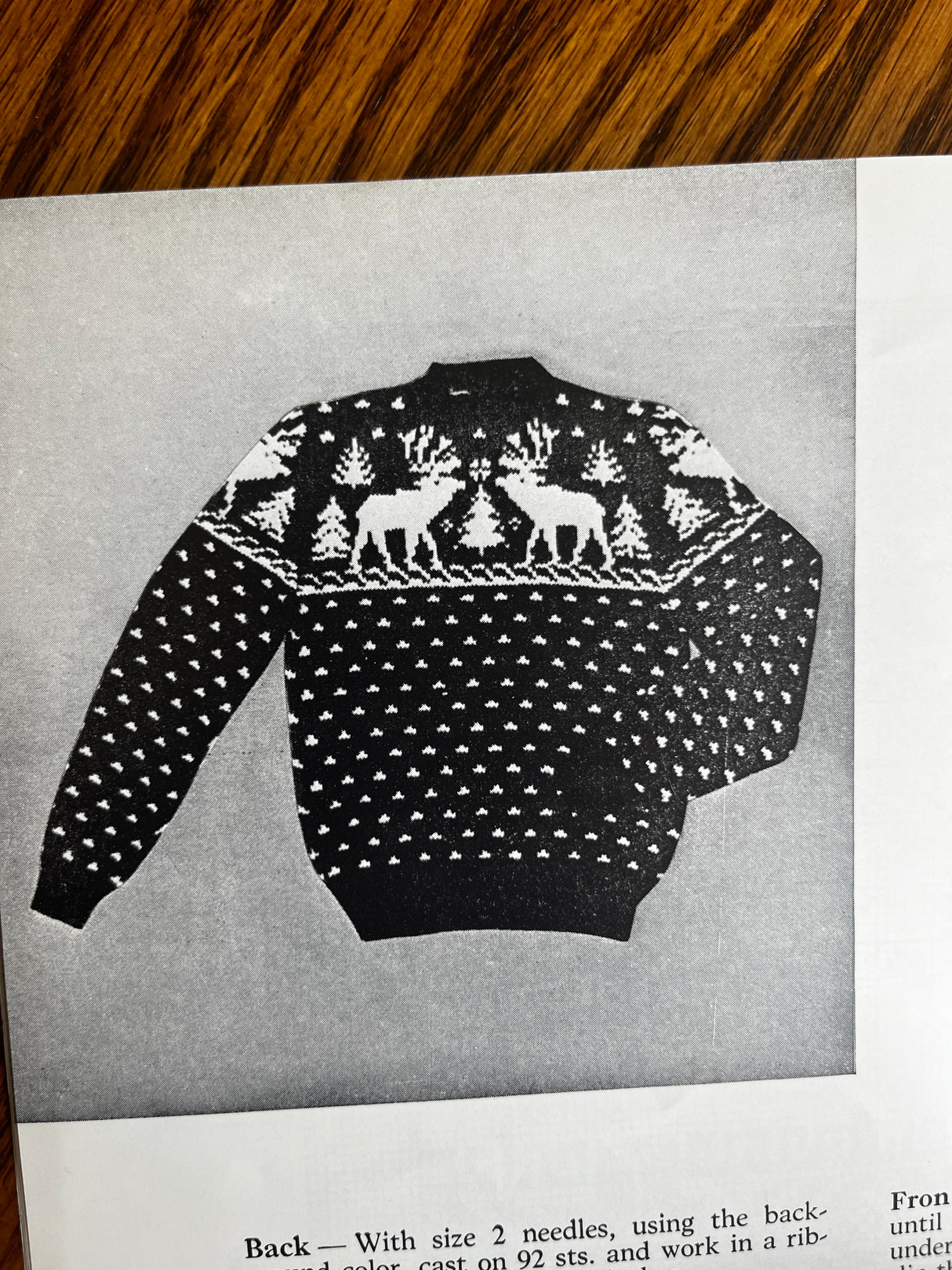 1980’s reprint of a 1940’s Nomi’s Scandinavian Sweaters Booklet