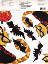 1990's Daisy Kingdom Bat Cat Appliques - No. 6940