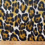 1970’s Jaguar Print Acetate Fabric - BTY (X12)