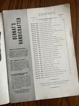 1940's Handicrafter Knits Booklet - Original Paper Copy - Vol. 7, No. 3