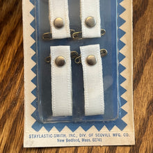 1970's Scovill Lingerie Shoulder Strap Guards - White - NOS
