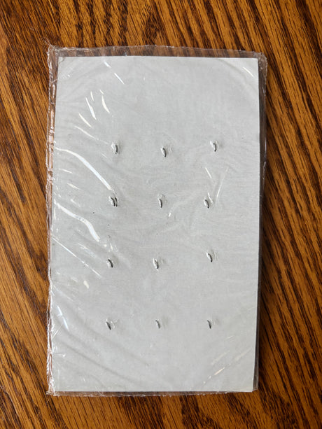 1960’s Fashion-Tone Plastic Buttons - Deep Green - set of 12 - 1/2" -  on card (PC61)