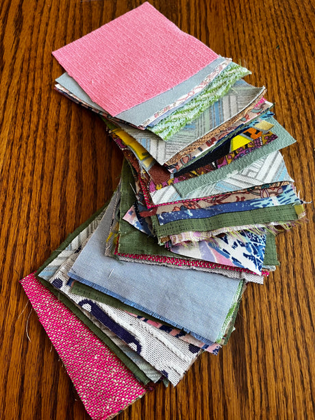 Estate Sale Charm Pack - Off cuts - PLUS BONUS SQUARES