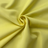 1970’s Bright Yellow Polyester Woven Fabric (X7)