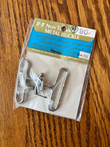 1970’s E-Z Silver tone Hook Belt Buckle