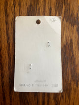 1980’s La Petite Cornflower Blue Carved Plastic Buttons - Set of 2 - 1 1/8” - on card