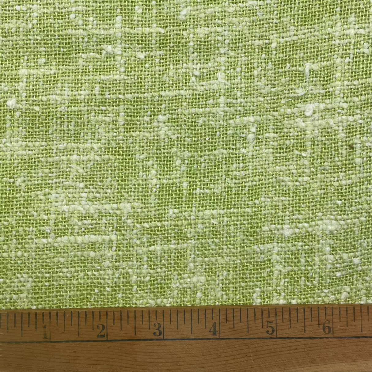 1970’s Mint Green with White Accents Bonded Fabric - BTY