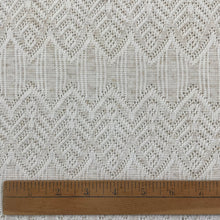 1970's White and Heather Knit Fabric - BTY