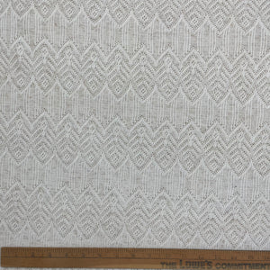 1970's White and Heather Knit Fabric - BTY