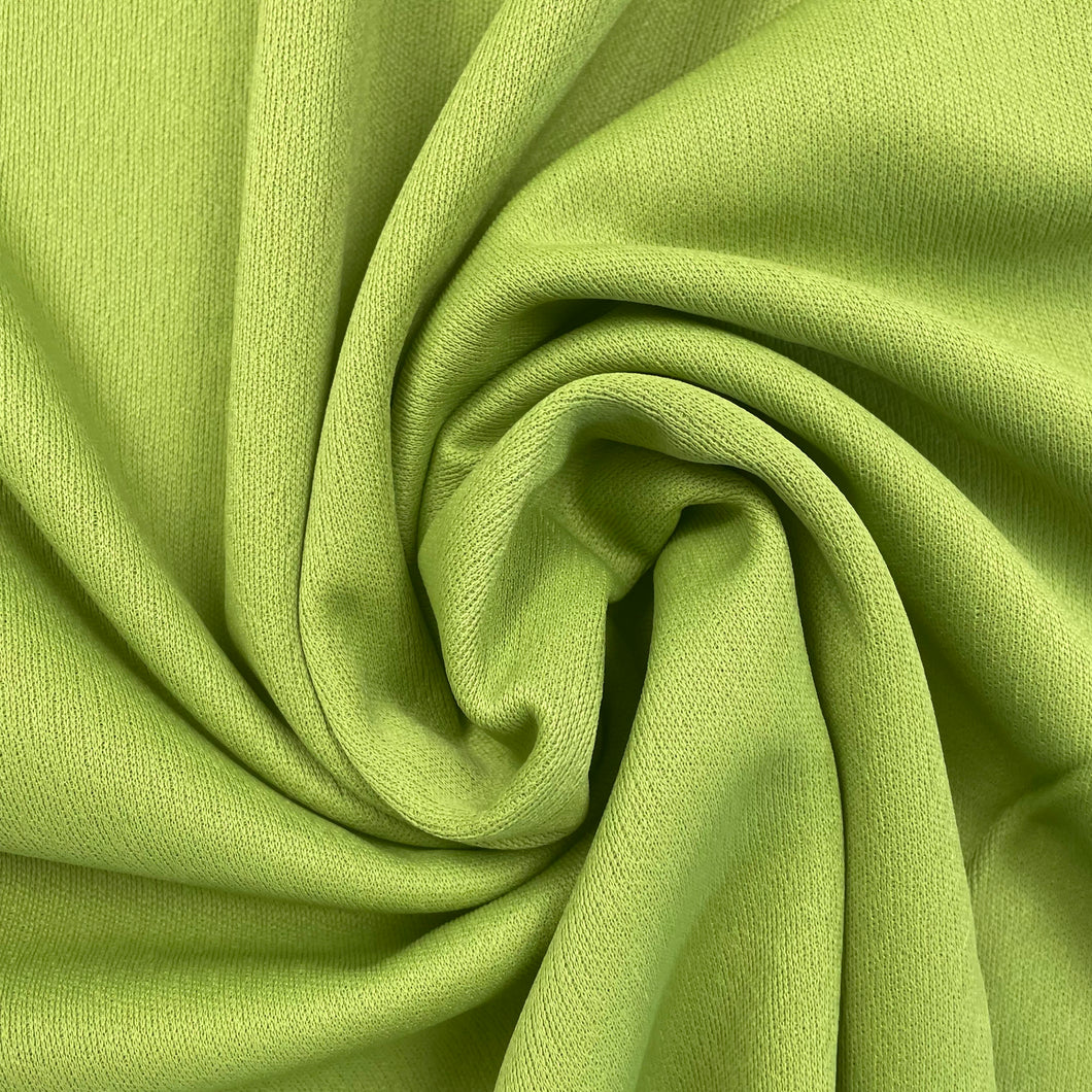 1970's Avocado Green Double Knit Polyester Fabric