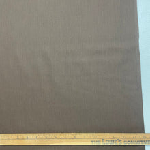 1970's Chocolate Brown Poly/Cotton fabric - BTY