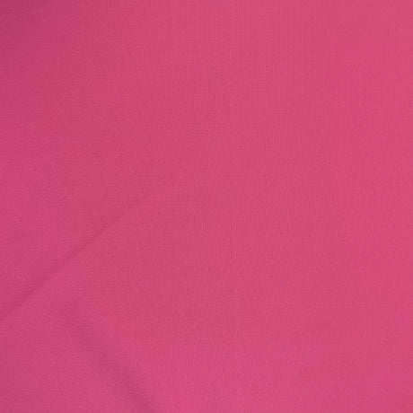 1970’s Bright Pink Solid Textured Polyester Fabric - BTY