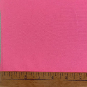 1970’s Bright Pink Solid Textured Polyester Fabric - BTY