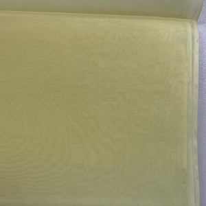 1970’s Yellow Sheer Organza Fabric - Polyester