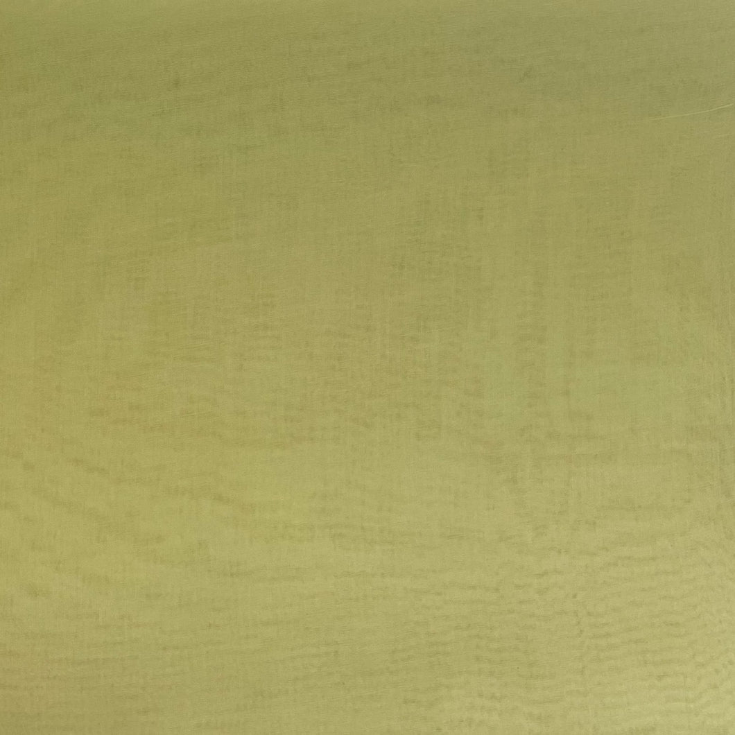 1970’s Yellow Sheer Organza Fabric - Polyester